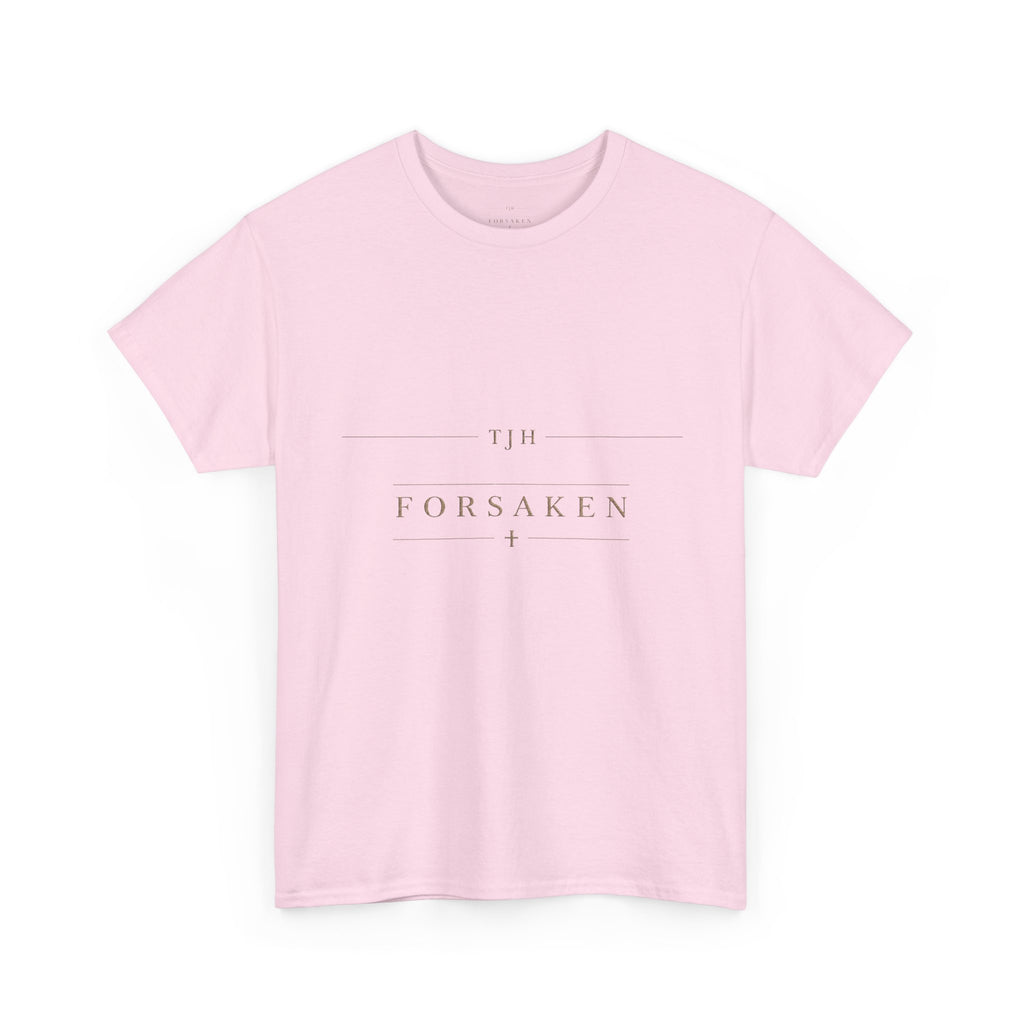 T-Shirt — Minimal "Forsaken" Graphic Tee