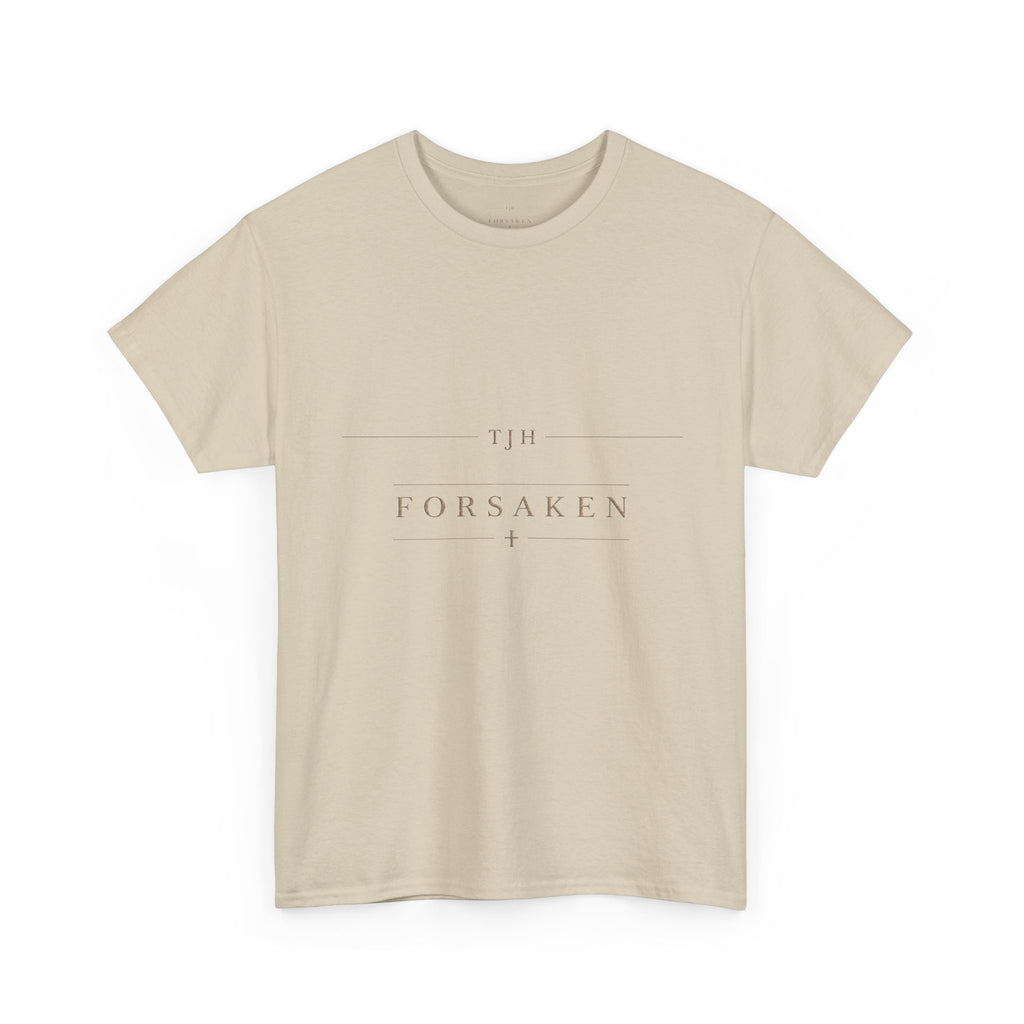 T-Shirt — Minimal "Forsaken" Graphic Tee
