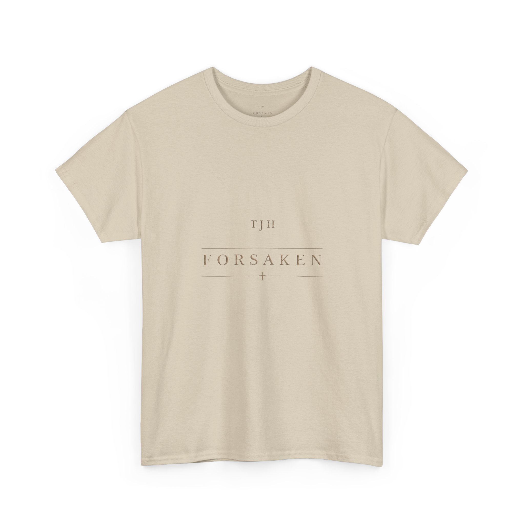 T-Shirt — Minimal "Forsaken" Graphic Tee