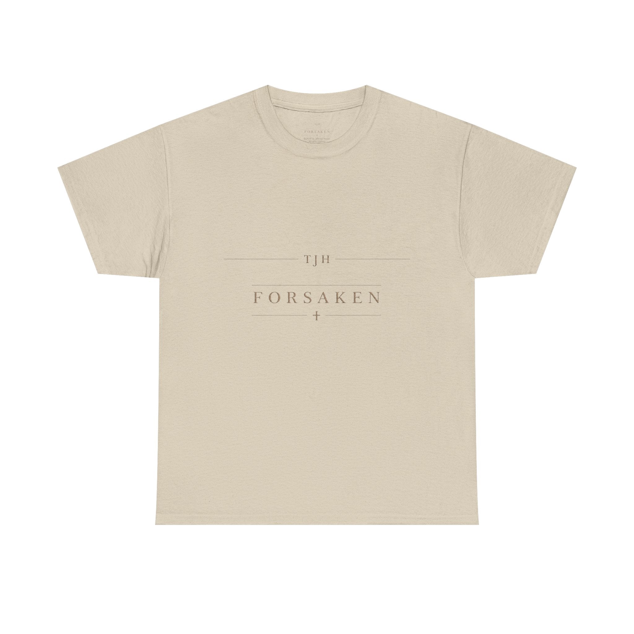 T-Shirt — Minimal "Forsaken" Graphic Tee