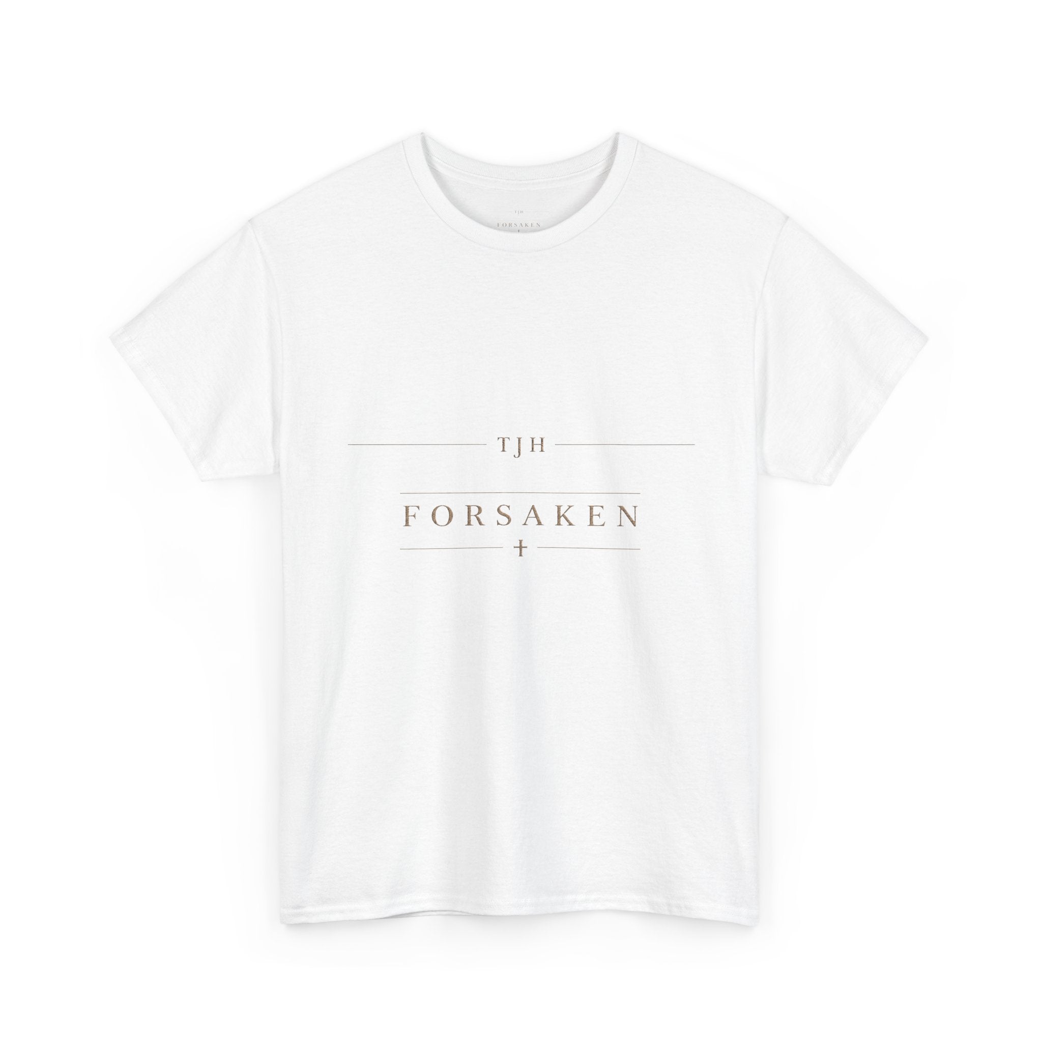 T-Shirt — Minimal "Forsaken" Graphic Tee
