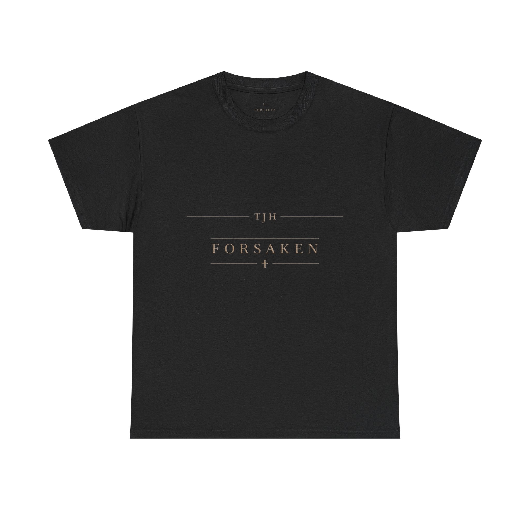 T-Shirt — Minimal "Forsaken" Graphic Tee