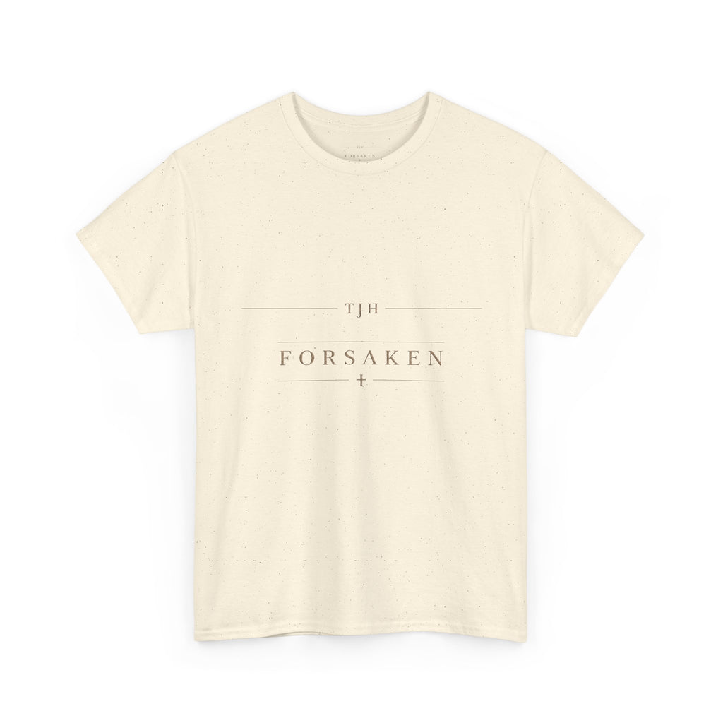 T-Shirt — Minimal "Forsaken" Graphic Tee