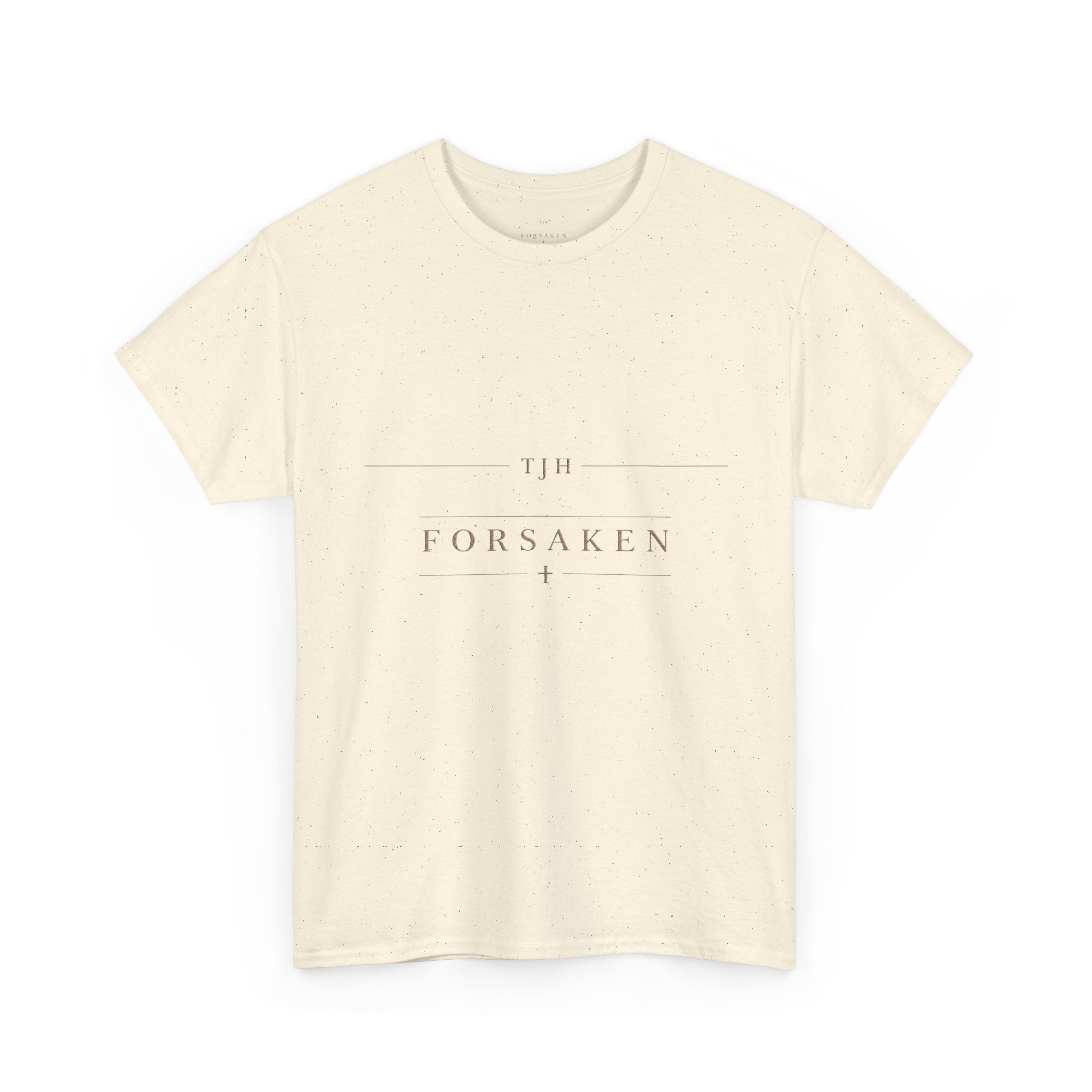 T-Shirt — Minimal "Forsaken" Graphic Tee
