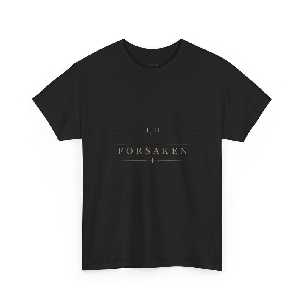 T-Shirt — Minimal "Forsaken" Graphic Tee