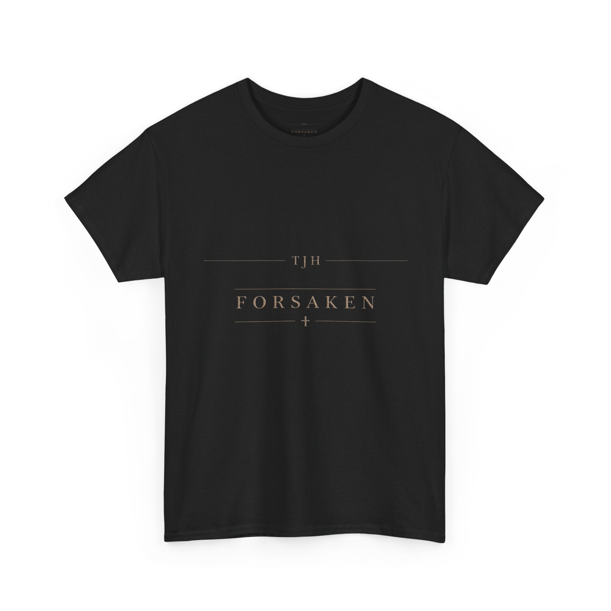 T-Shirt — Minimal "Forsaken" Graphic Tee