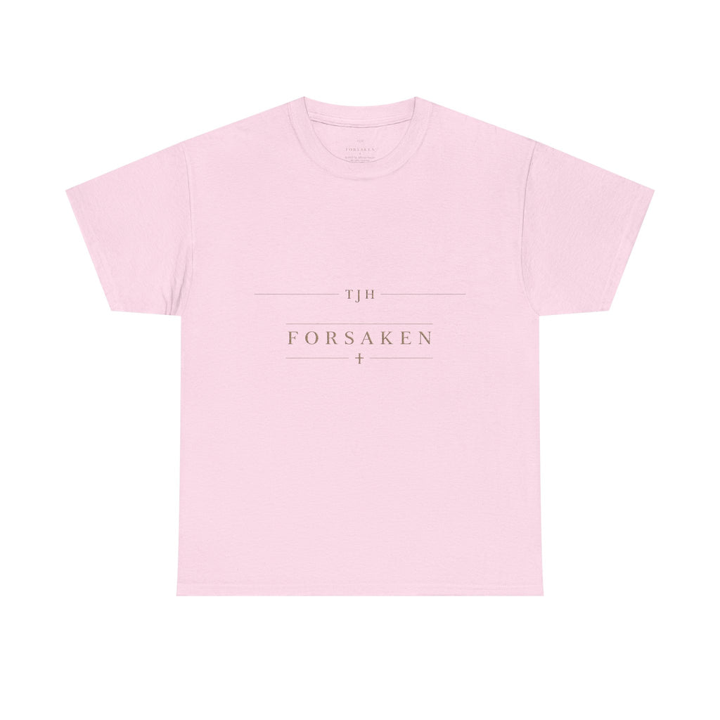 T-Shirt — Minimal "Forsaken" Graphic Tee