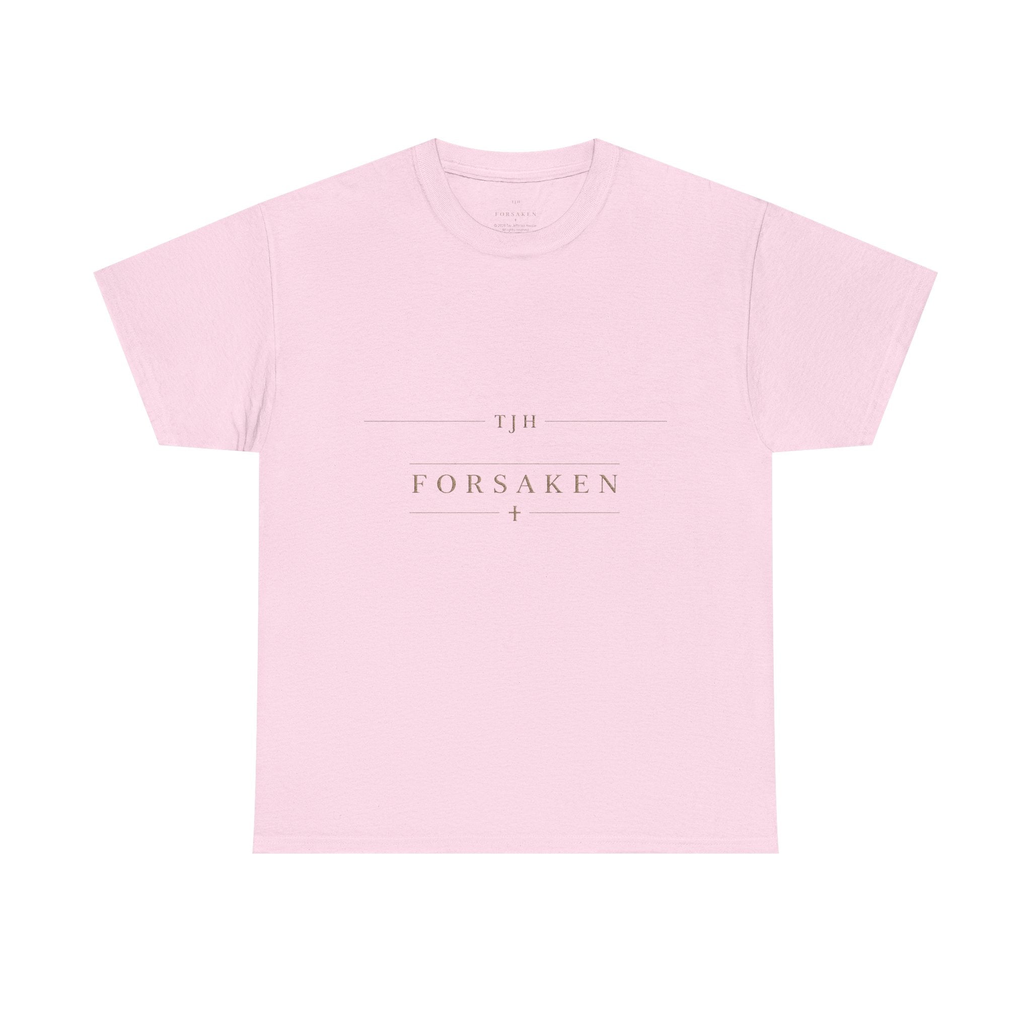 T-Shirt — Minimal "Forsaken" Graphic Tee